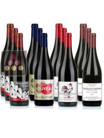 Lot de 12 bouteilles de Vin Rouge - Beaujolais Nouveau - 2022 0,75 L Sélection Vin