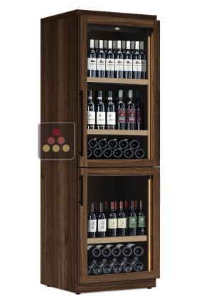 Cave à vin 2 températures de service - Pose libre - Présentation verticale