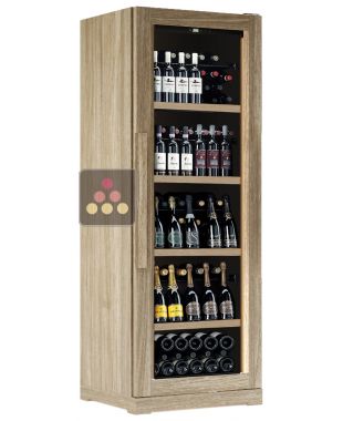 Cave à vin mono-température de conservation ou de service - Présentation mixte CALICE