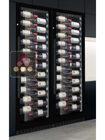 Combiné encastrable de 2 caves à vin mono-température de service ou de conservation LE CHAI