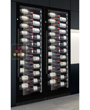 Combiné encastrable de 2 caves à vin mono-température de service ou de conservation LE CHAI