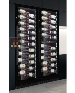 Combiné encastrable de 2 caves à vin 3 zones de températures LE CHAI