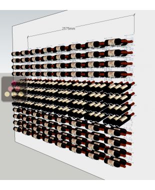 Aménagement mural pour 288 bouteilles VISIORACK