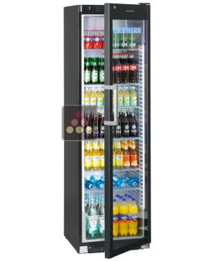 Armoire positive ventilée - Porte vitrée avec éclairage LED et Display - 441L LIEBHERR PRO