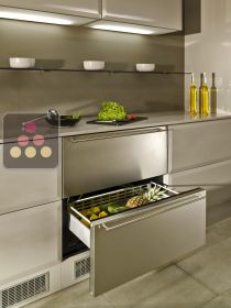 Réfrigérateur à tiroirs façade Inox - Second choix NORCOOL
