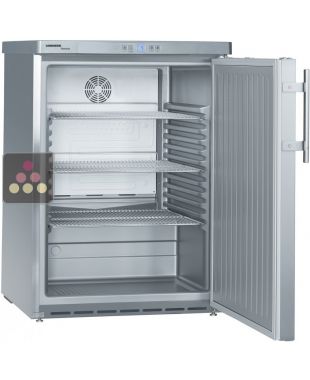Table-top positif ventilé vitré encastrable sous plan - carrosserie inox - 130L LIEBHERR PRO