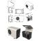 Climatiseur de cave 1100W - Évaporateur gainable - Froid, Chauffage et Humidification