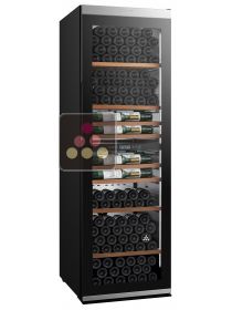 Cave à vin 2 températures de service et de conservation connectée - Equipement mixte CLIMADIFF