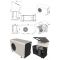 Climatiseur de cave 2900W - Evaporateur gainable vertical - Froid, Chauffage et Humidification