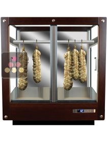 Vitrine 3 faces réfrigérée de conservation ou de service des charcuteries CALICE