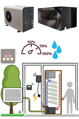 Climatiseur de cave 1650W - Evaporateur pour armoire - Froid et Humidification