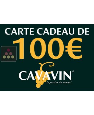 Carte Cadeau CAVAVIN 100€ du 04/04/2025 au 31/05/2025 suivant conditions CLIMADIFF
