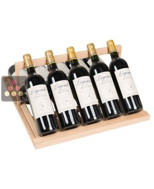 Clayette bois de présentation pour caves de la gamme APOGEE largeur 45.5 cm La SOMMELIERE