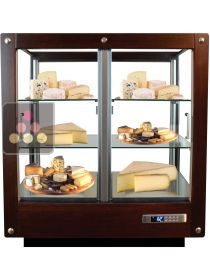 Vitrine 4 faces réfrigérée de conservation ou de service des fromages CALICE