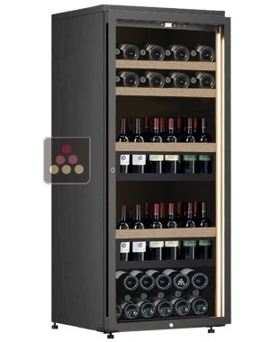 Cave à vin mono-température service ou conservation - Clayettes et 2 tiroirs coulissants CALICE