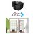 Climatiseur monobloc 1 température pour armoire à vin de 680 Watts - Froid et humidification - Evacuation Up - 20m3