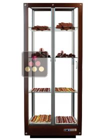 Vitrine 4 faces réfrigérée pour la conservation des chocolats CALICE DESIGN