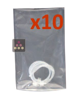 10 lots de Kit de 1 tube plongeur + 3 filtres WINEFIT