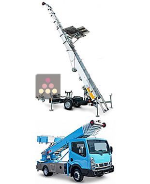 Location monte-charge pour livraison par extérieur Ma Cave à Vin