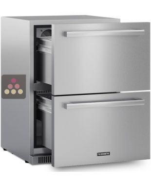 Réfrigérateur d’extérieur à tiroir - 150L - Acier inoxydable DOMETIC