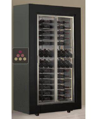 Vitrine à vin multi-températures - Pose libre - Usage pro - Equipement mixte - Cadre droit CALICE DESIGN