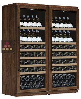 Combiné de 2 caves à vin mono-température service ou conservation - Présentation mixte
CALICE