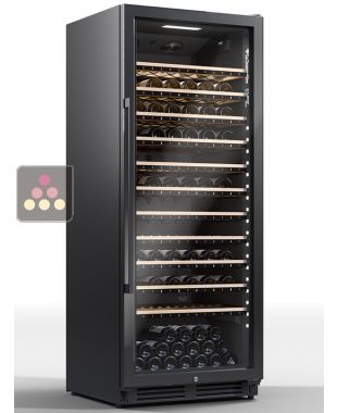 Cave à vin mono-température de service et de conservation connectée avec clayettes intelligentes La SOMMELIERE