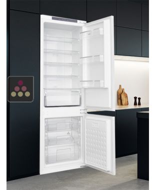 Combiné réfrigérateur et congélateur encastrable à façades habillables et personnalisables - 236L FRIGELUX