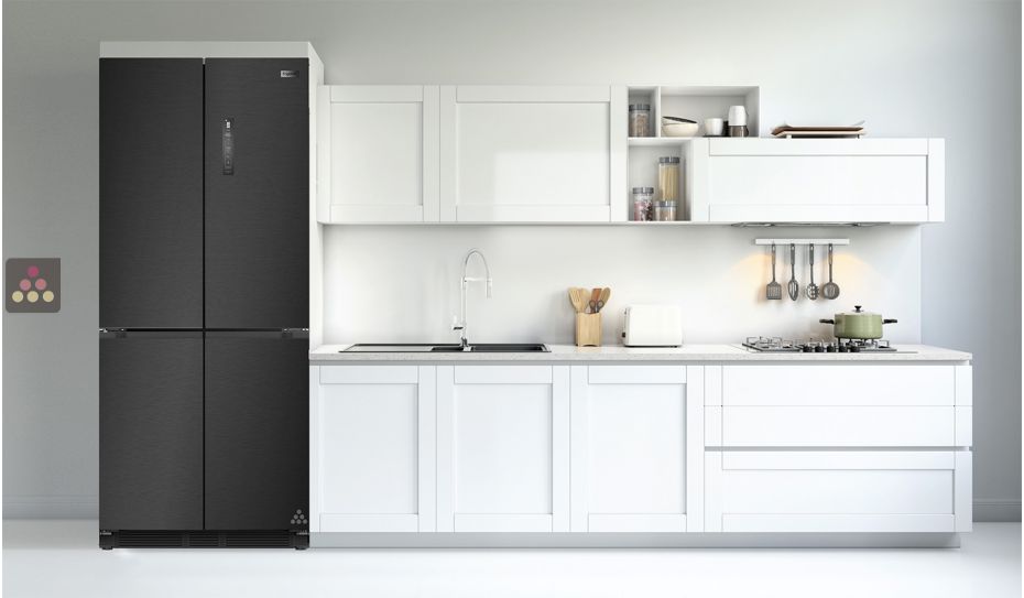 Combiné réfrigérateur et congélateur encastrable - 466L