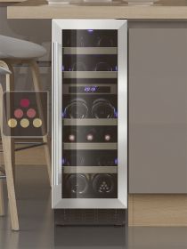 Cave à vin multi-usages 2 températures de service encastrable sous-plan - Porte de 72cm LE CHAI
