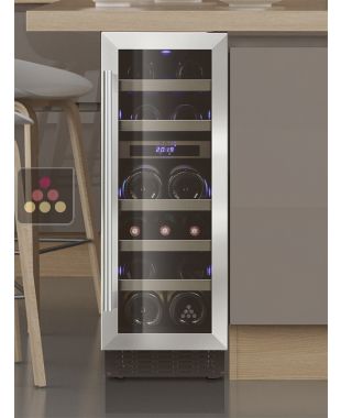 Cave à vin multi-usages 2 températures de service encastrable sous-plan - Porte de 72cm LE CHAI