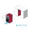 Cave à vin multi-usages 2 températures de service encastrable sous-plan - Porte de 72cm