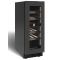 Cave à vin 2 températures de service encastrable sous-plan dark inox - Porte de 72cm