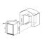 Cave à vin 2 températures de service encastrable sous-plan - Porte Push-Open de 72cm