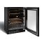 Cave à vin 2 températures de service encastrable sous-plan - Porte Push-Open de 72cm