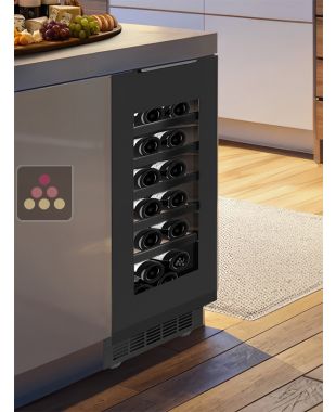 Cave à vin mono-température de service encastrable sous-plan - Porte de 72cm NESTOR M WINE