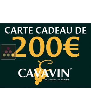 Carte Cadeau CAVAVIN 200€ du 04/04/2025 au 31/05/2025 suivant conditions CLIMADIFF