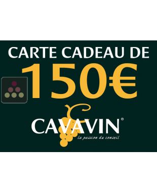 Carte Cadeau CAVAVIN 150€ du 04/04/2025 au 31/05/2025 suivant conditions CLIMADIFF