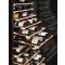 Cave à vin mono ou multi-températures de service et de conservation connectée avec clayettes intelligentes