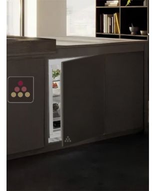 Mini Réfrigérateur encastrable sous plan à panneau décoratif habillable 127 Litres LIEBHERR