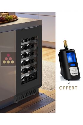 Cave à vin mono-température de service encastrable sous-plan - Porte de 72cm