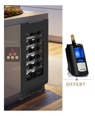 Cave à vin mono-température de service encastrable sous-plan - Porte de 72cm NESTOR M WINE