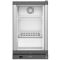 Armoire négative ventilée de comptoir, porte vitrée - Acier Silver - 93L
