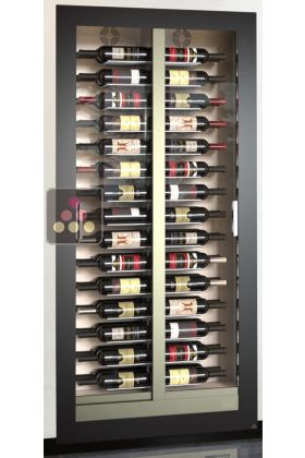 Vitrine à vin encastrable - Pro - Bouteilles horizontales - P38cm