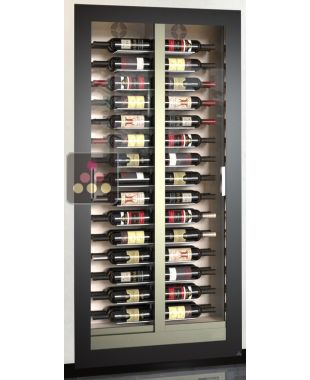 Vitrine à vin encastrable - Pro - Bouteilles horizontales - P38cm CALICE DESIGN