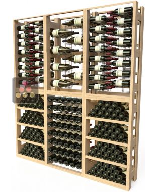 Meubles de rangement en bois pour 304 bouteilles VISIORACK