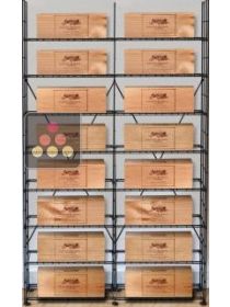 Solution de rangement pour 16 caisses de vins L'ATELIER du VIN