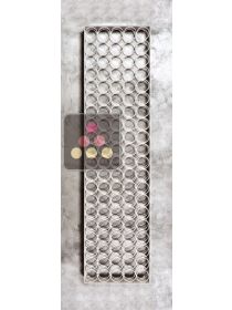 Mur de 100 bouteilles de 75cl en position horizontale ENOOFFICINA