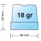 Machine à glaçons pleins 155kg/24h avec réserve intégrée de 65kg - Pose libre - Condenseur à air