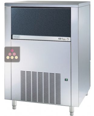 Machine à glaçons pleins 155kg/24h avec réserve intégrée de 65kg - Pose libre - Condenseur à air BREMA